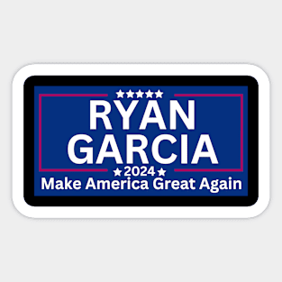 RYAN GARCIA For President trump 2024 Sticker